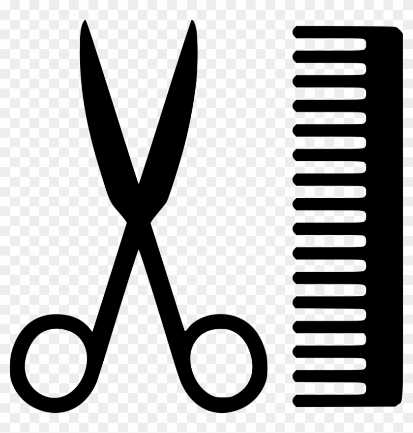 Download Scissors Comb Comments Scissors And Comb Svg Free Transparent Png Clipart Images Download