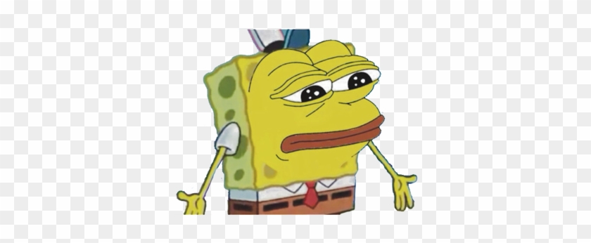Spongebob - Spongebob Meme Pepe The Frog - Free Transparent PNG Clipart ...