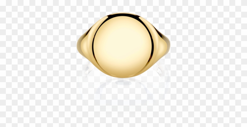 Gold Signet Ring - Gold #445392