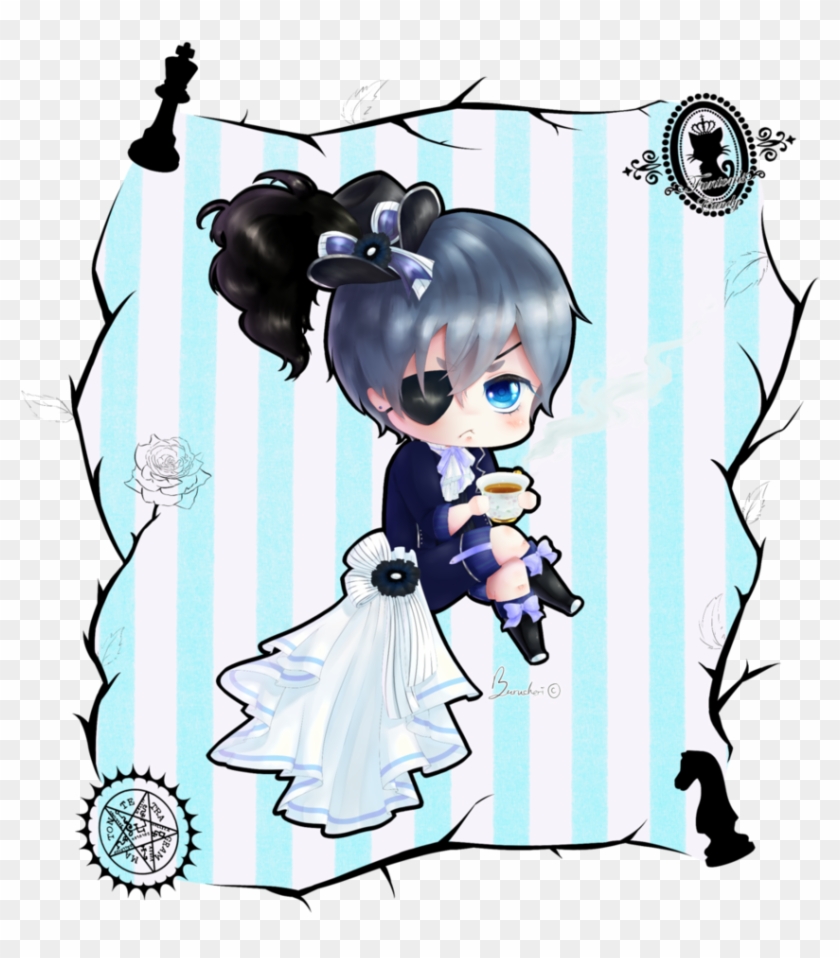 Bocchan's Afternoon Tea ~ Chibi Ciel Phantomhive By - Ciel Phantomhive Chibi #446943