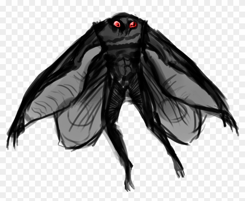 Moth Man Png Transparent Image - Mothman Png #448151