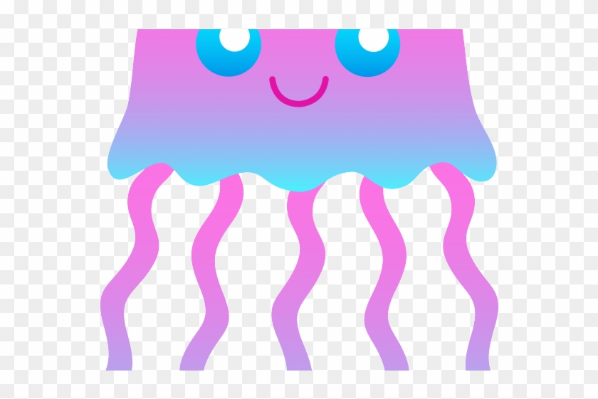 Jellyfish Clipart Sea Monsters - Clip Art Jellyfish #448419