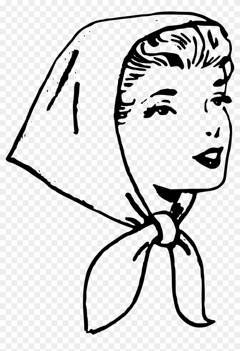 In Headscarf - Headscarf Clipart #449450