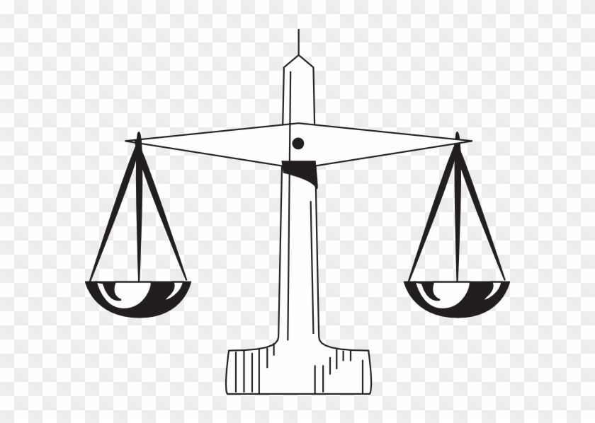 Free Vector Scale Of Justice Clip Art - Scale Of Justice #449721