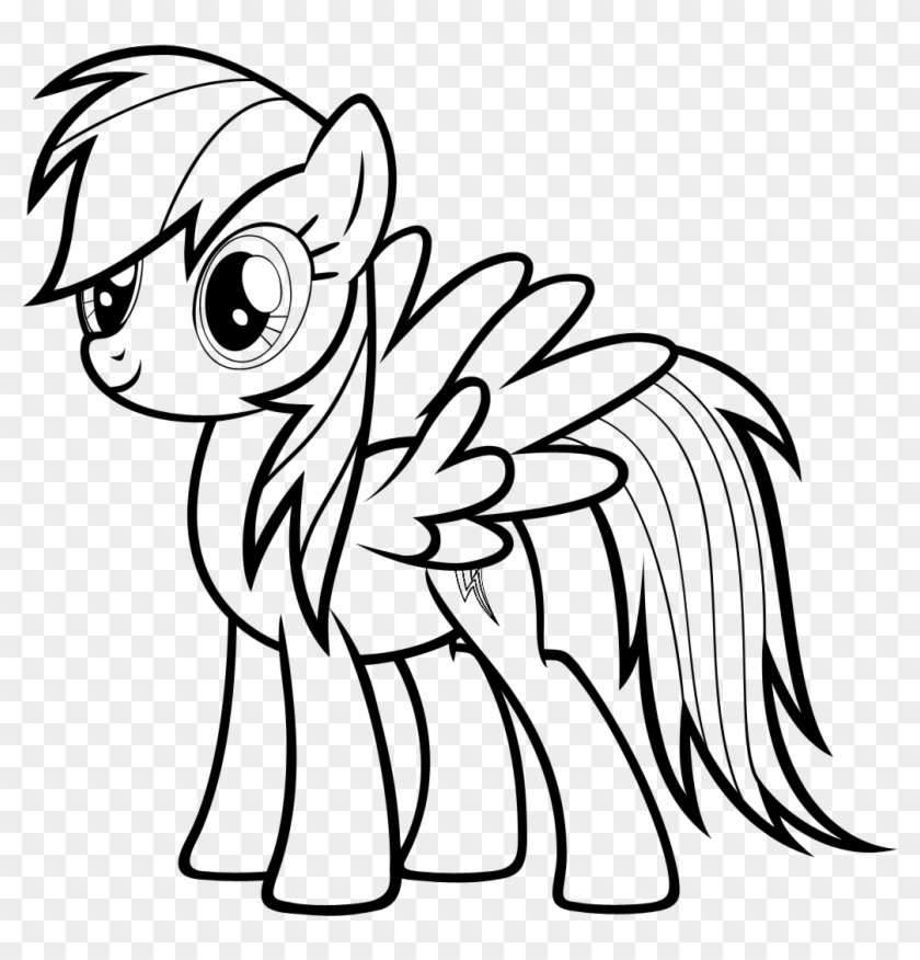 Rainbow Dash Coloring Page – childrencoloring.us