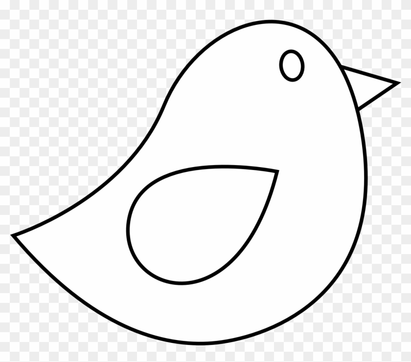 Black And White Bird Clip Art Simple Pencil Drawings Of Birds Free Transparent Png Clipart Images Download