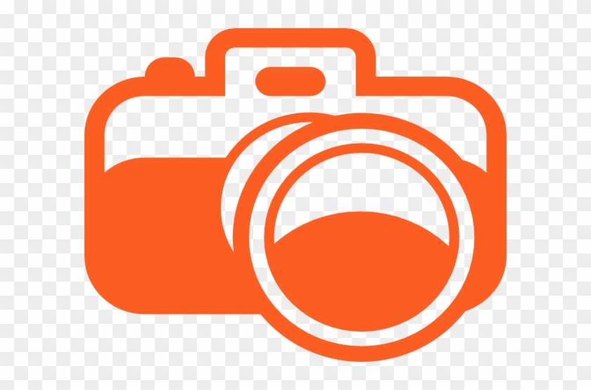 Orange Clipart Camera - Camera Clip Art Orange #451916