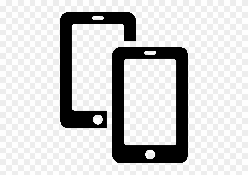 Mobile Two Smatphones Icon - Смартфон Иконка #452001