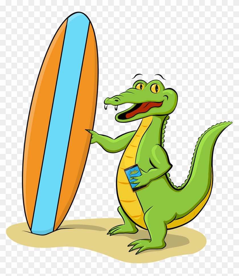 Costa Connect Requested That I Design A Crocodile Mascot - Cartoon #452798