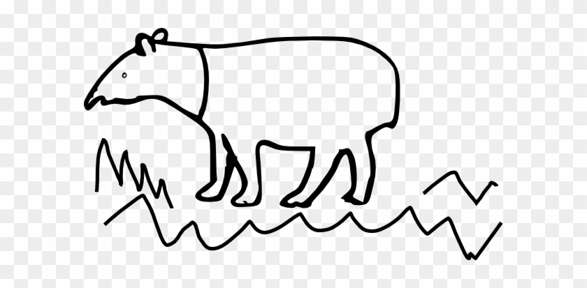 Tapir Para Colorear #452979