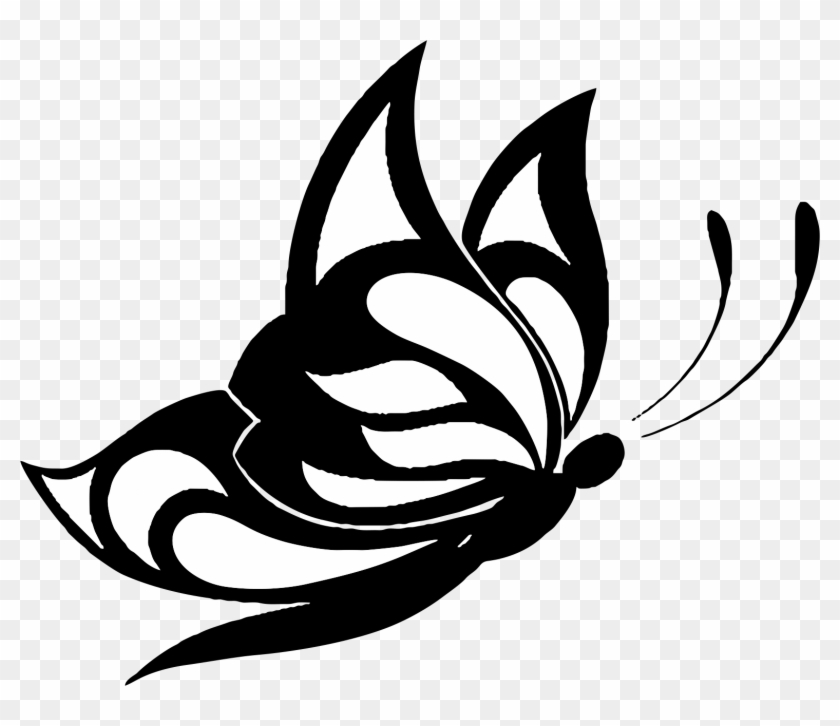 Butterfly - Desenho Borboleta Para Tattoo - Free Transparent PNG Clipart  Images Download