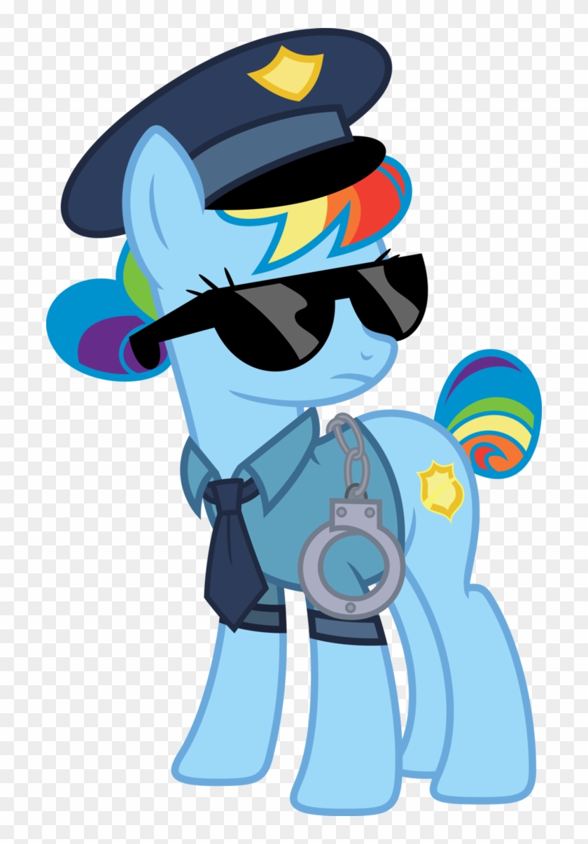 Policemare Dash By Blah23z - Rainbow Dash Police #455890