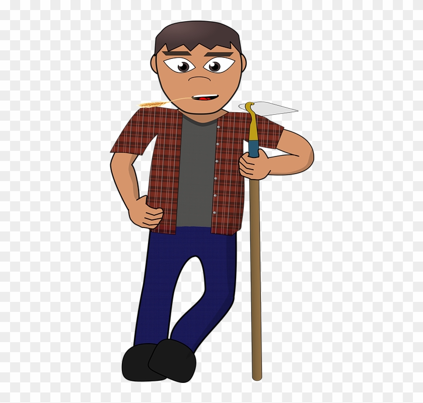 Cartoon Farmer Cliparts - Villager Clipart #456242