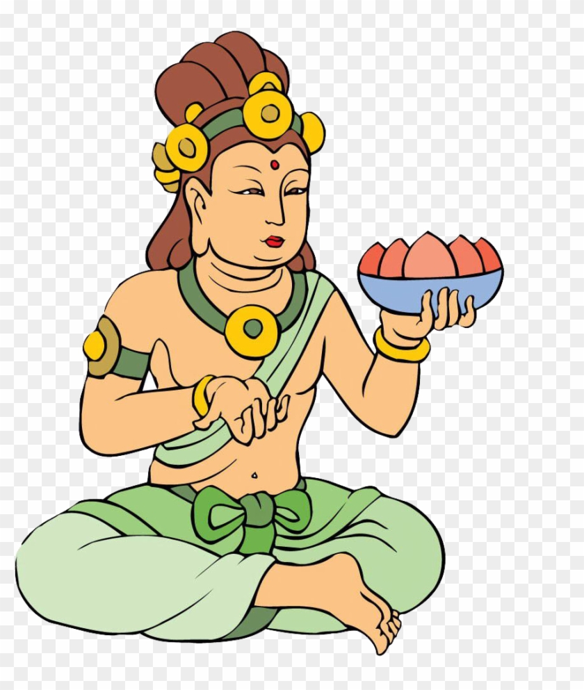 Cartoon Buddhism Clip Art - Cartoon Buddhism Clip Art #458453