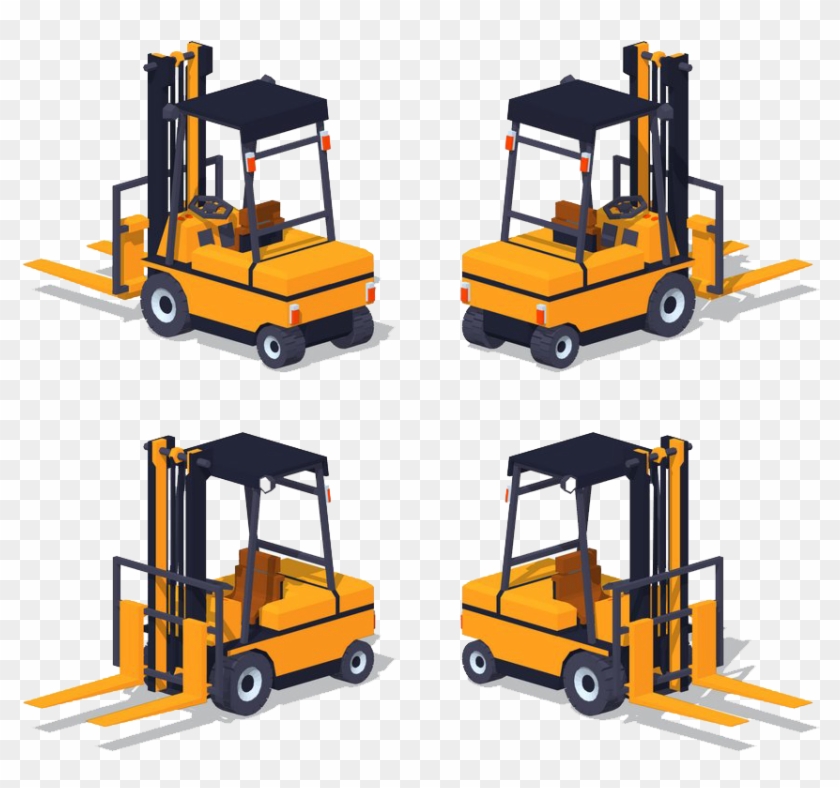 Forklift Transport Warehouse Illustration - Forklift Transport Warehouse Illustration #459061