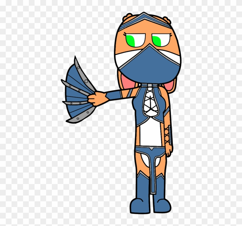 Jade Dressed As Kitana By Princestickfigure - Cartoon #459605