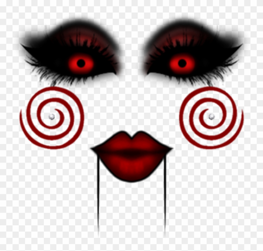 Saw Terror Horror Makeup Photography Edition Face Roblox Free Transparent Png Clipart Images Download - roblox happy face id