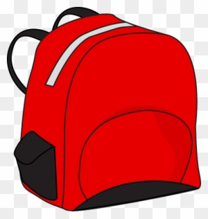 Red School Bag Clipart