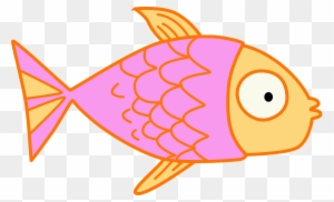 Free: Fish Kids Clip Art Pink Cartoon Educational Cute - Fish