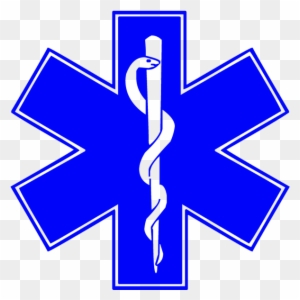 Blue Star Of Life Medical Symbol - Star Of Life Stickers