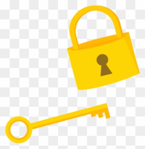 padlock and key clipart