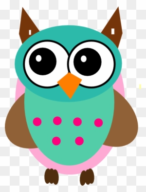 Owl Pink Clip Art - Baby Owl Cartoon - Free Transparent PNG Clipart ...