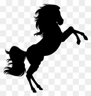 Onlinelabels Clip Art - Unicorn Silhouette - Free Transparent PNG ...