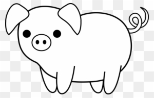 bowler hat clipart black and white pig