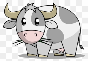 Baby Cow Clipart - Cute Ox Cartoon