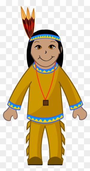 Indian Clip Art - Native American Indian Clipart