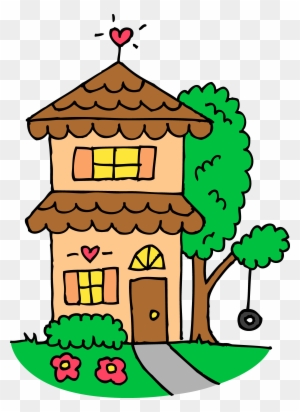 cute house clipart png