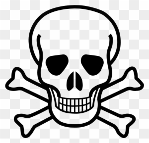 See Here Skull Clipart Transparent Background - Skull And Crossbones No ...