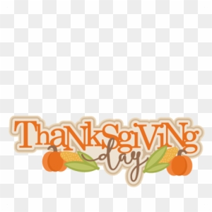 Thanksgiving Word Titles Svg Scrapbook Cut File Cute - Free ...