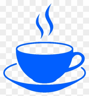 blue coffee cup logo