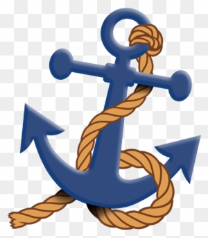 navy blue anchor clip art