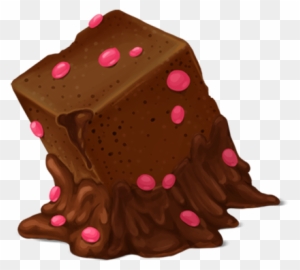 Pin Chocolate Cake Clipart - Pixel Art Chocolate - Free Transparent Png 