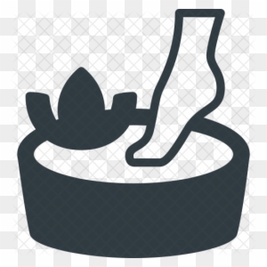 Pedicure Icon - Foot Spa Icon Png - Free Transparent PNG Clipart Images