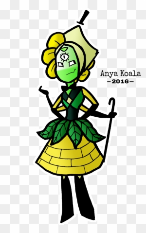 Bill Cipher - Peridot - Flowey - Fusion - Fan Art - - Gravity Falls Crossover Fanart Bill