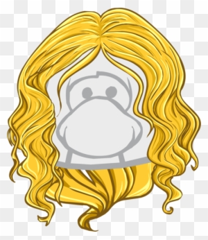 Club Penguin Codes 2014 Club Penguin Gold Hair Free Transparent Png Clipart Images Download