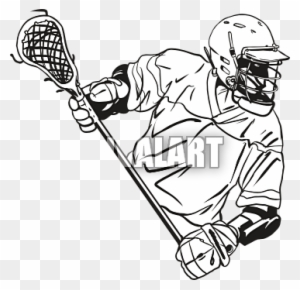 lacrosse goalie stick clipart