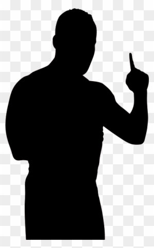 wrestling winner silhouette