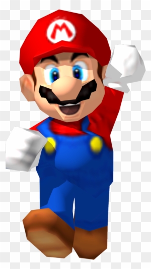 Mario Jump Alt Shaded - Mario Jumping Coloring Page - Free Transparent