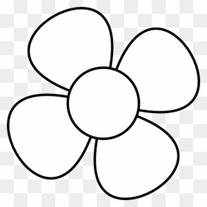 Flower Clipart Black And White, Transparent PNG Clipart Images Free ...