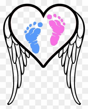 Download Pregnancy And Infant Loss Awareness Footprints Baby Footprints Decal Free Transparent Png Clipart Images Download