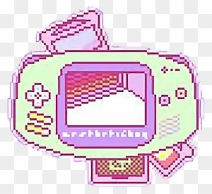 Cute Gameboy Pastel Pixel Aesthetic Freetoedit - Game Boy - Free ...