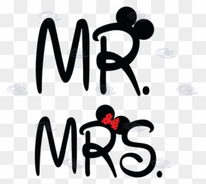 Mr&mrs Disney Cute Couple Shirts For Mr And Mrs With - Mr And Mrs ...