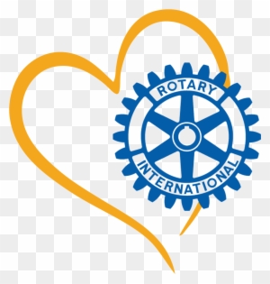 rotary club logo black and white