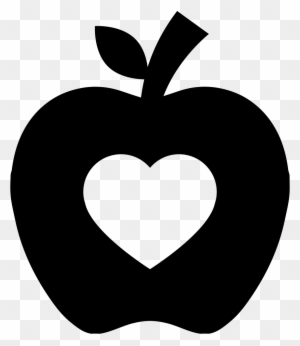 Heart Apple Decoration - Emblem - Free Transparent PNG Clipart Images