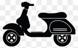 Motor Scooter Vespa Auto Icon Wall Decal Free Transparent Png Clipart Images Download