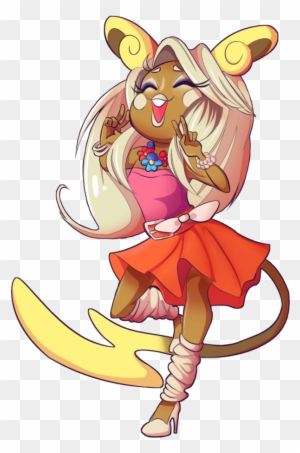 Alola Raichu Gijinka By Disties Pokemon Alolan Raichu Gijinka Free Transparent Png Clipart Images Download